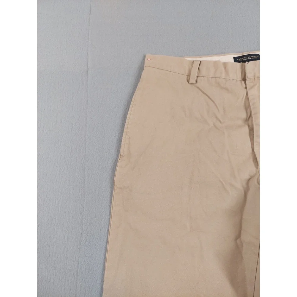 Banana Republic Men Chino Pant 34X32 Beige Straight Leg Casual‎ Work Trouser
